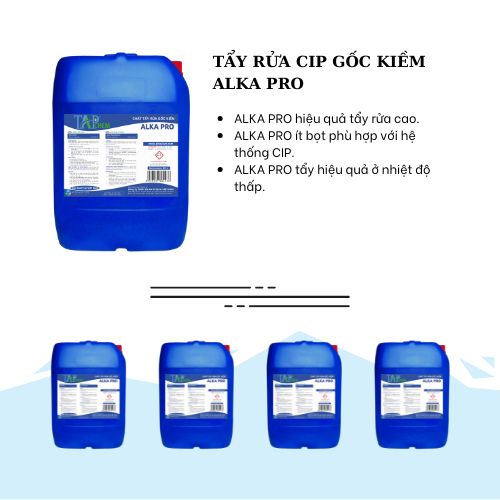 TẨY RỬA CIP GỐC KIỀM ALKA PRO - Hình ảnh 2